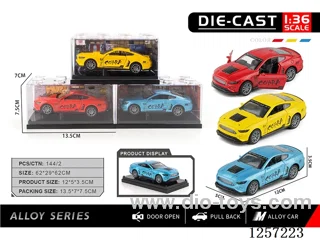 1：36 pull back alloy car