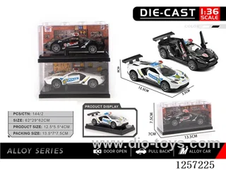 1：36 pull back alloy car