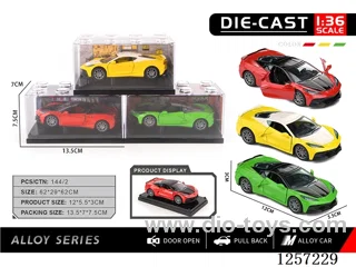 1：36 pull back alloy car