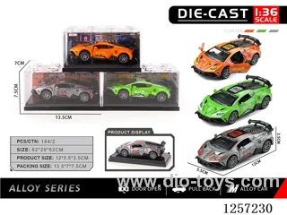 1：36 pull back alloy car