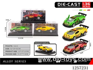 1：36 pull back alloy car