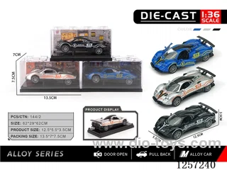 1：36 pull back alloy car