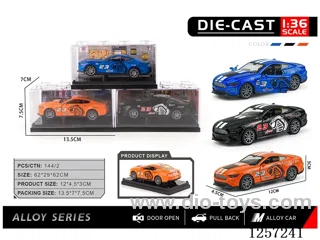 1：36 pull back alloy car