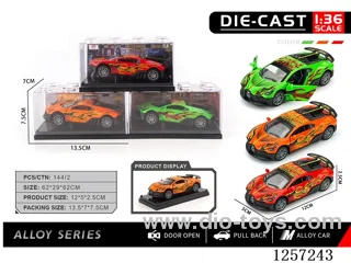 1：36 pull back alloy car