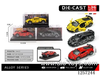 1：36 pull back alloy car