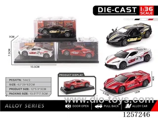 1：36 pull back alloy car