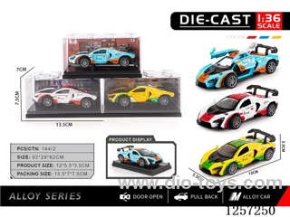 1：36 pull back alloy car