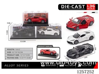 1：36 pull back alloy car