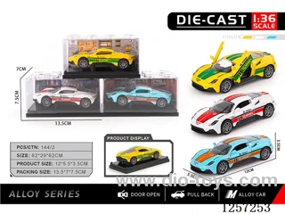 1：36 pull back alloy car