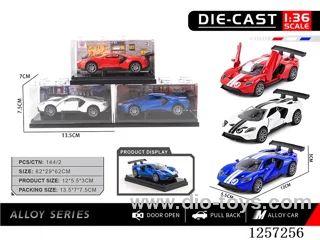 1：36 pull back alloy car