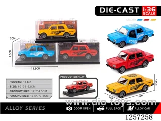 1：36 pull back alloy car