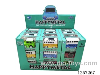 1:64 Alloy Free-Wheel Cars 4 Mixed (36PCS)