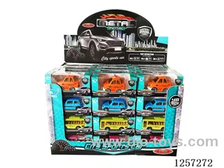 1:64 Alloy Free-Wheel Cars 4 Mixed (48PCS)