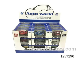 1:64 Alloy Free-Wheel Formula Car 8 mixed (36PCS)
