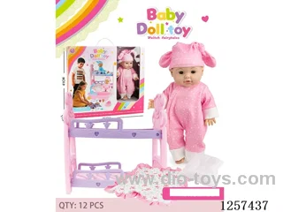 14-inch fully vinyl doll set