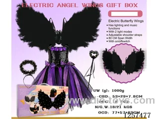 Feather Handmade Angel Wings + Dress + Headpiece