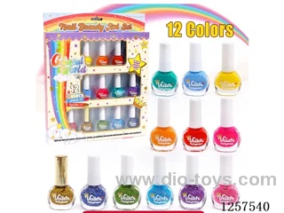 12 bottles of nail polish