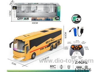 1:24 9ch 2.4G RC school bus with light included battery