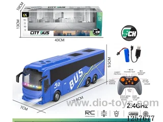 1:24 9ch 2.4G RC school bus with light included battery