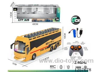 1:24 9ch 2.4G RC school bus with light included battery
