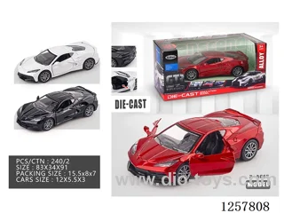 1:32 pull back alloy car