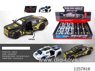 1:32 pull back alloy car 12PCS