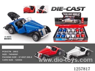 1:32 pull back alloy car 12PCS