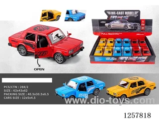 1:32 pull back alloy car 12PCS