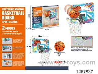 Colorful Light-Up Net + Scoring Backboard