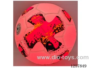 21.5cm Light-Up Soccer Ball, Battery-Operated (Glossy Leather )