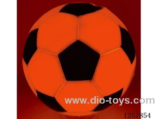 21.5cm Orange Light-Up Soccer Ball, Battery-Operated