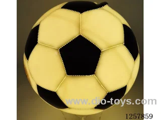 18cm Black & White Light-Up Soccer Ball Battery-Operated