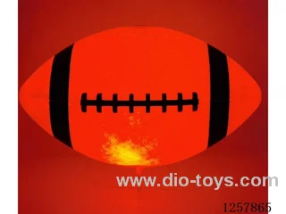 26*15.5cm Light-Up Rubber Football, Battery-Operated