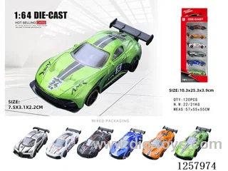 1:64 free wheel alloy car