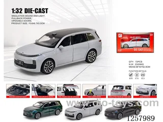 1:32 pull back alloy car W L/M included battery