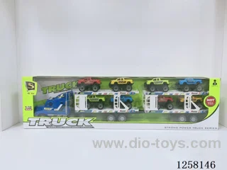 Inertial towing head + 8PCS free wheel cars
