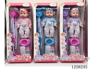 Cart+14 Inch doll with 4 IC/Drinking/ Urine