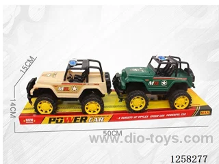 Inertial off-road military vehicle