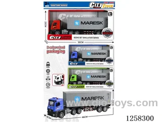 Trailer container inertia vehicle 3 colors