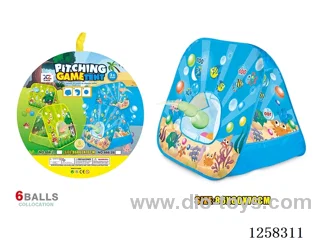 Pitching tent