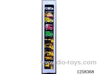 10PCS free wheel engineering vehicles and city vehicles