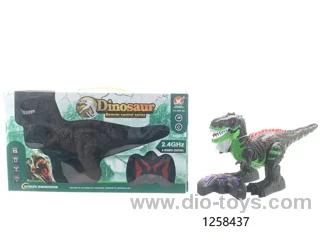 RC 2.4 G Dinosaur with 8 ch,sound&lighting in window box