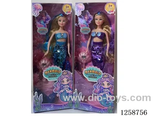 11.5-inch Solid-Body Barbie Mermaid + Accessories