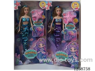 11.5-inch Solid-Body Barbie Mermaid + Accessories