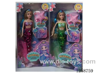11.5-inch Solid-Body Barbie Mermaid + Accessories
