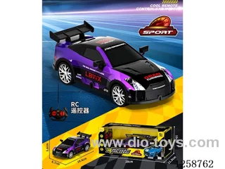 4ch RC car with light not included battery - purple