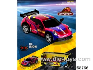 4ch RC car with light not included battery - red