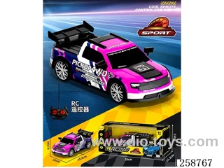 4ch RC car with light not included battery - pink