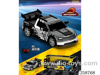 4ch RC car with light not included battery - black