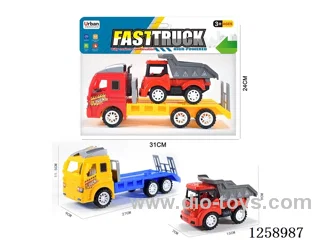 Inertia Tow Truck + Free-Wheel Dump Truck